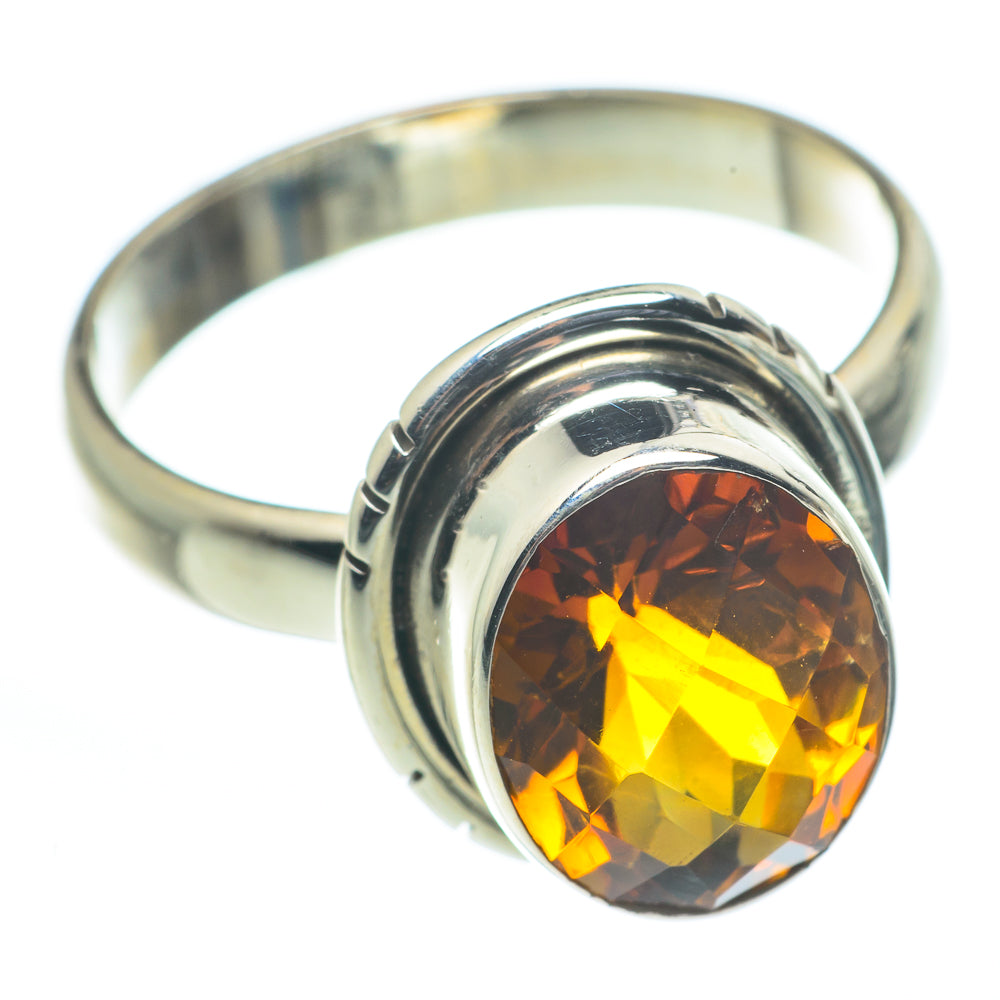Mandarin Citrine Rings handcrafted by Ana Silver Co - RING62460