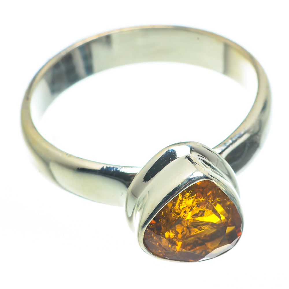 Mandarin Citrine Rings handcrafted by Ana Silver Co - RING62463