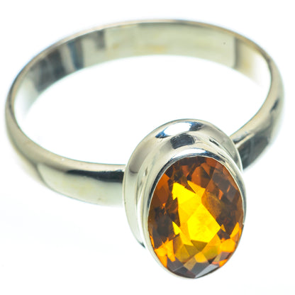 Mandarin Citrine Rings handcrafted by Ana Silver Co - RING62464