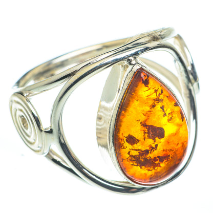 Baltic Amber Rings handcrafted by Ana Silver Co - RING62466