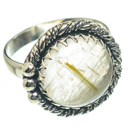 Rutilated Quartz Rings handcrafted by Ana Silver Co - RING62473