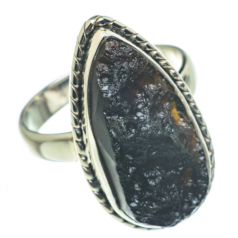 Tektite Rings handcrafted by Ana Silver Co - RING62475