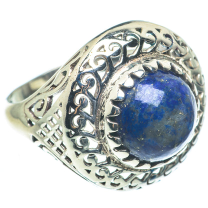 Lapis Lazuli Rings handcrafted by Ana Silver Co - RING62485