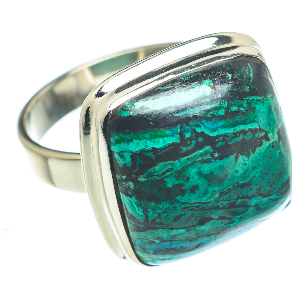 Chrysocolla Rings handcrafted by Ana Silver Co - RING62487