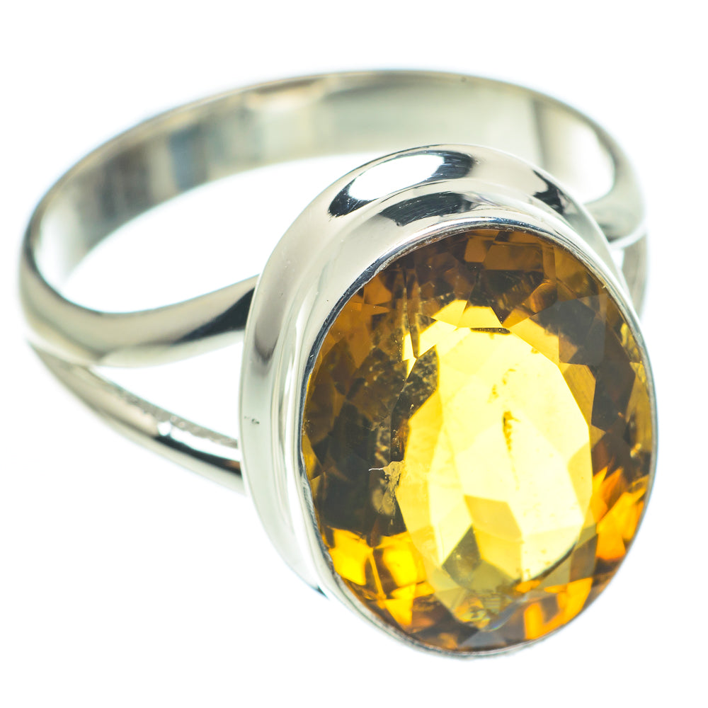 Mandarin Citrine Rings handcrafted by Ana Silver Co - RING62490
