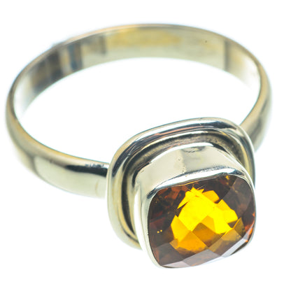 Mandarin Citrine Rings handcrafted by Ana Silver Co - RING62491