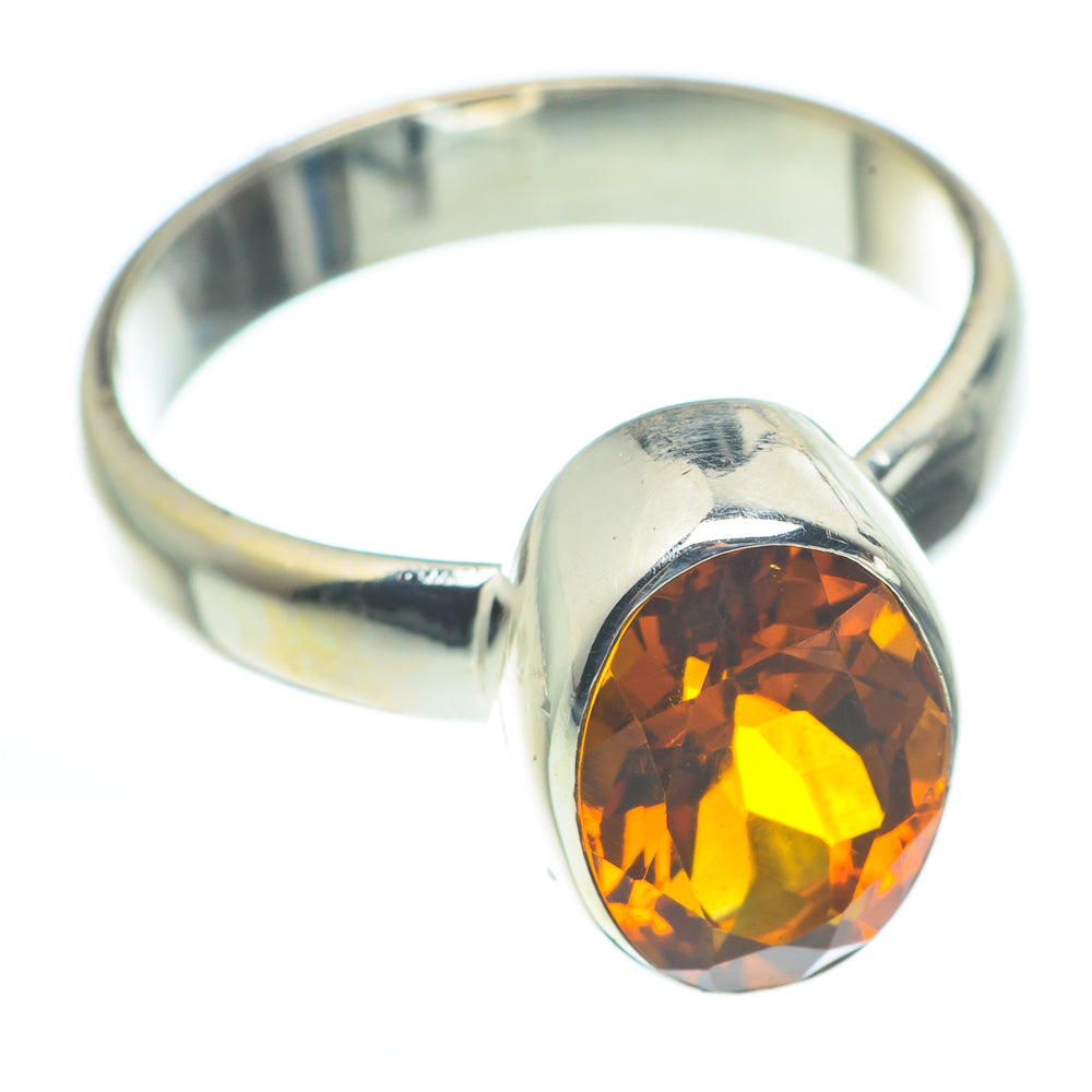 Mandarin Citrine Rings handcrafted by Ana Silver Co - RING62493