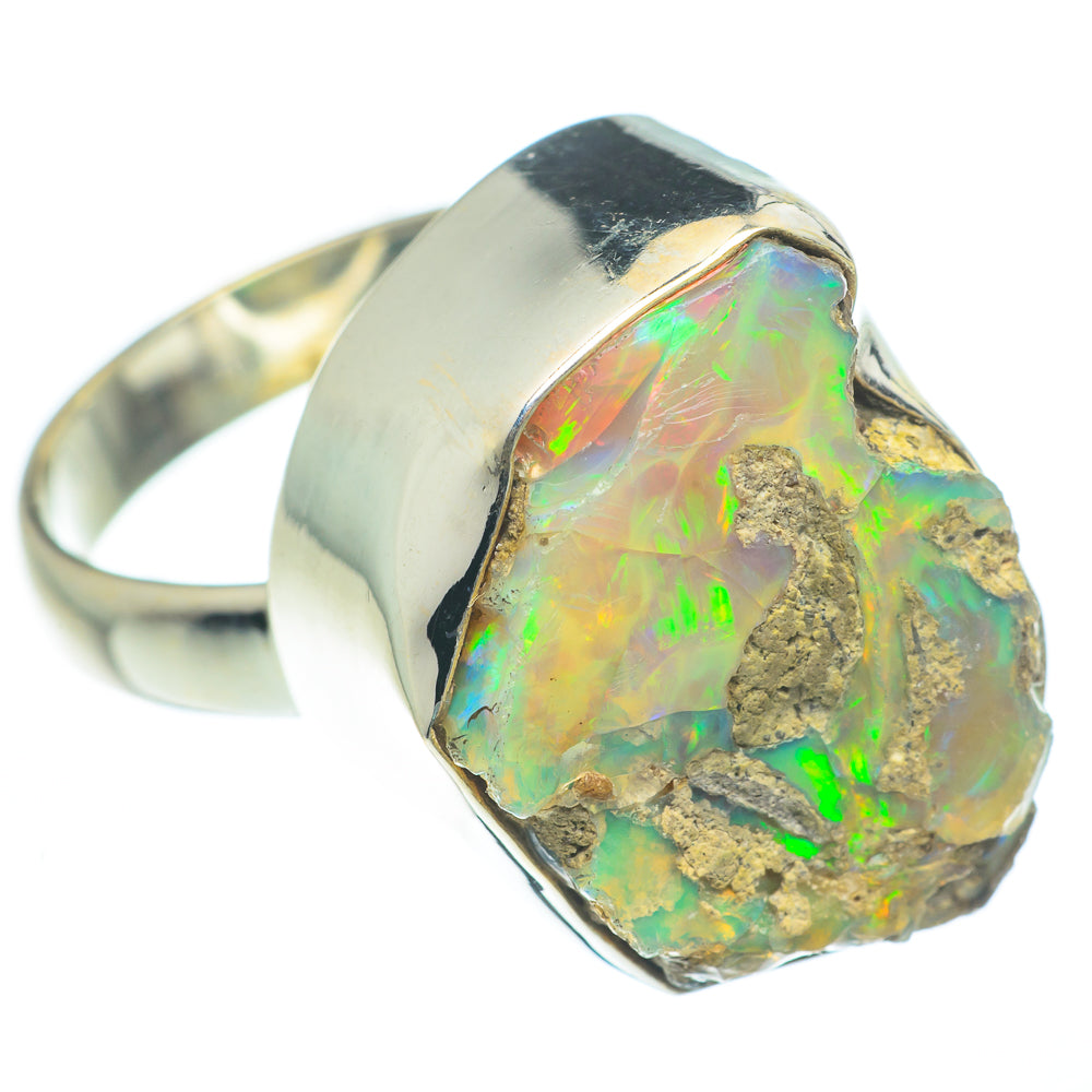 Ethiopian Opal Rings handcrafted by Ana Silver Co - RING62511
