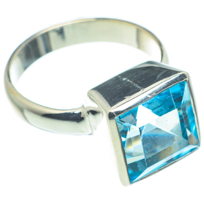 Blue Topaz Rings handcrafted by Ana Silver Co - RING62513