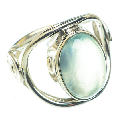 Aqua Chalcedony Rings handcrafted by Ana Silver Co - RING62518