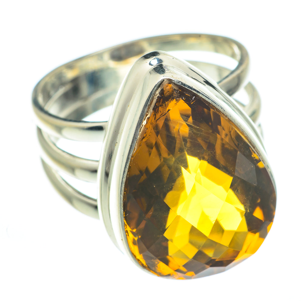 Mandarin Citrine Rings handcrafted by Ana Silver Co - RING62521