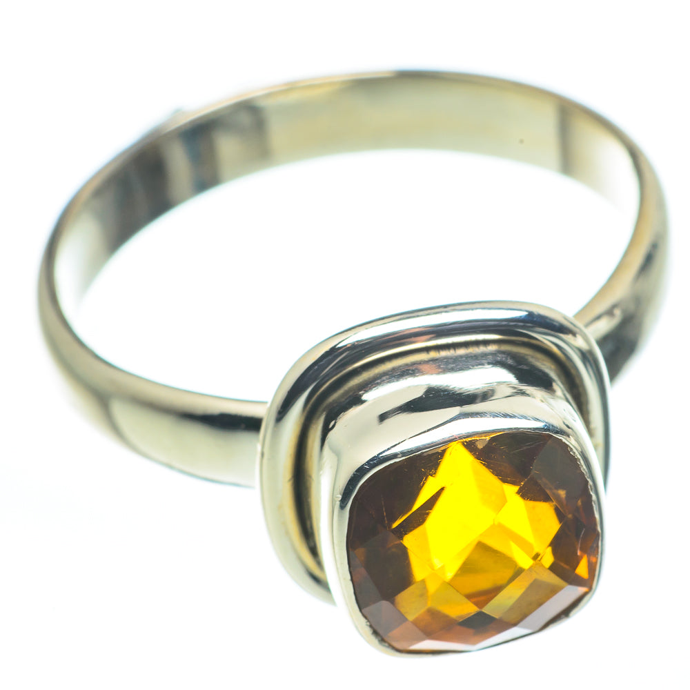 Mandarin Citrine Rings handcrafted by Ana Silver Co - RING62522