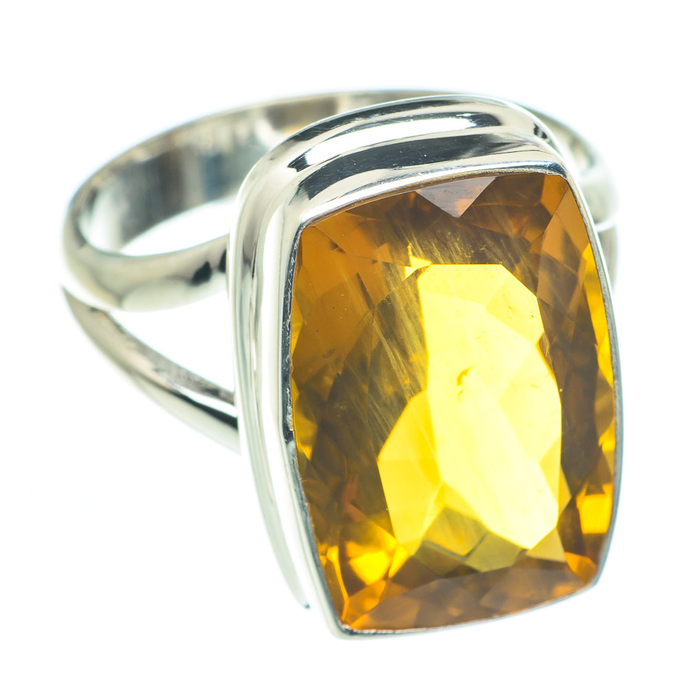 Mandarin Citrine Rings handcrafted by Ana Silver Co - RING62545