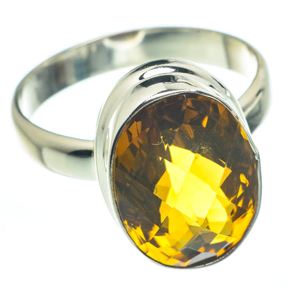 Mandarin Citrine Rings handcrafted by Ana Silver Co - RING62547