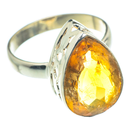 Citrine Rings handcrafted by Ana Silver Co - RING62548