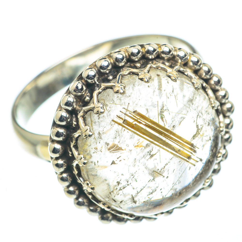 Rutilated Quartz Rings handcrafted by Ana Silver Co - RING62559