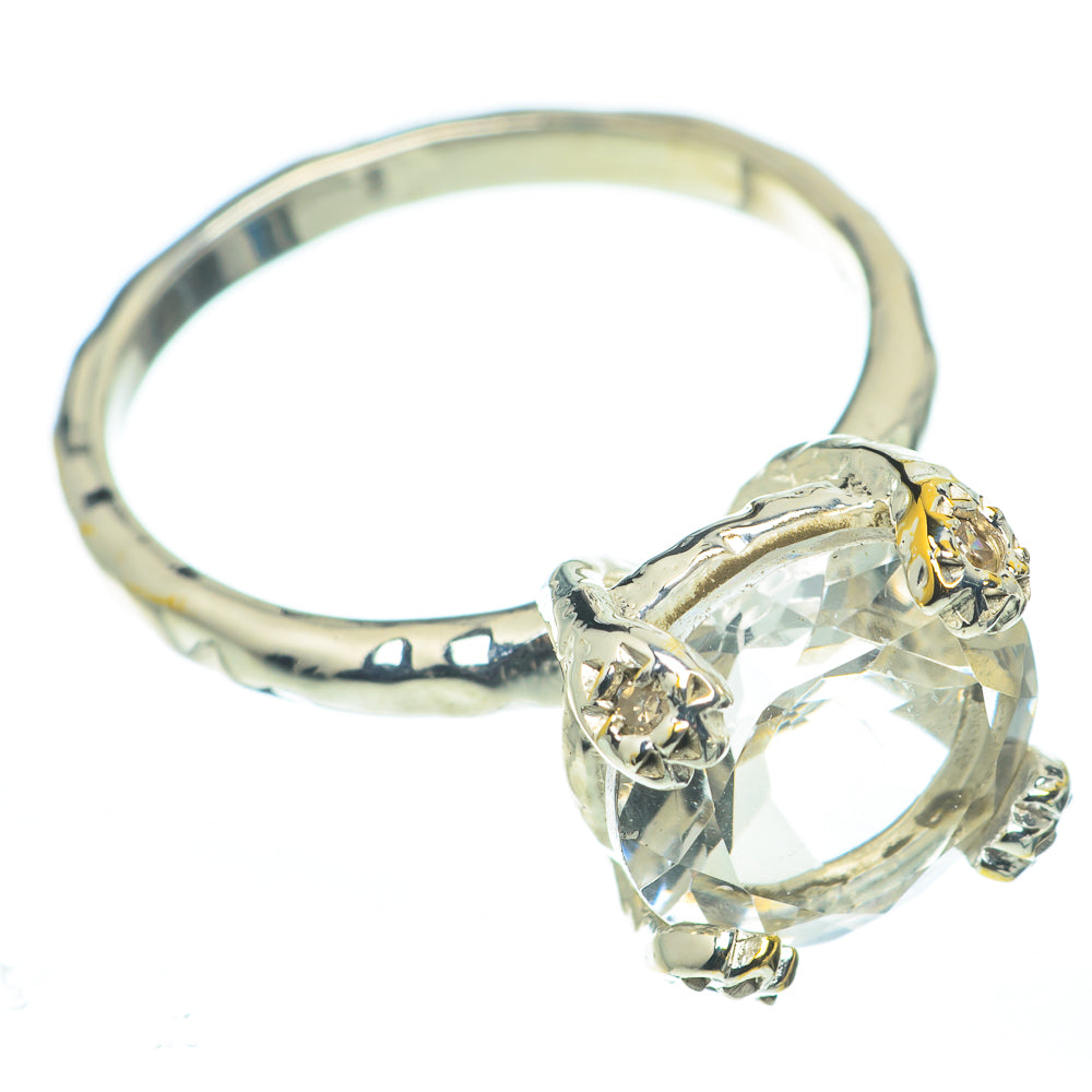 White Quartz Rings handcrafted by Ana Silver Co - RING62561