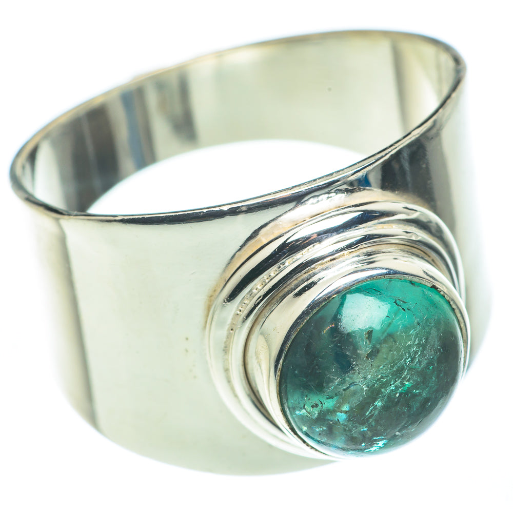 Blue Fluorite Rings handcrafted by Ana Silver Co - RING62564