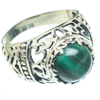 Malachite Rings handcrafted by Ana Silver Co - RING62569