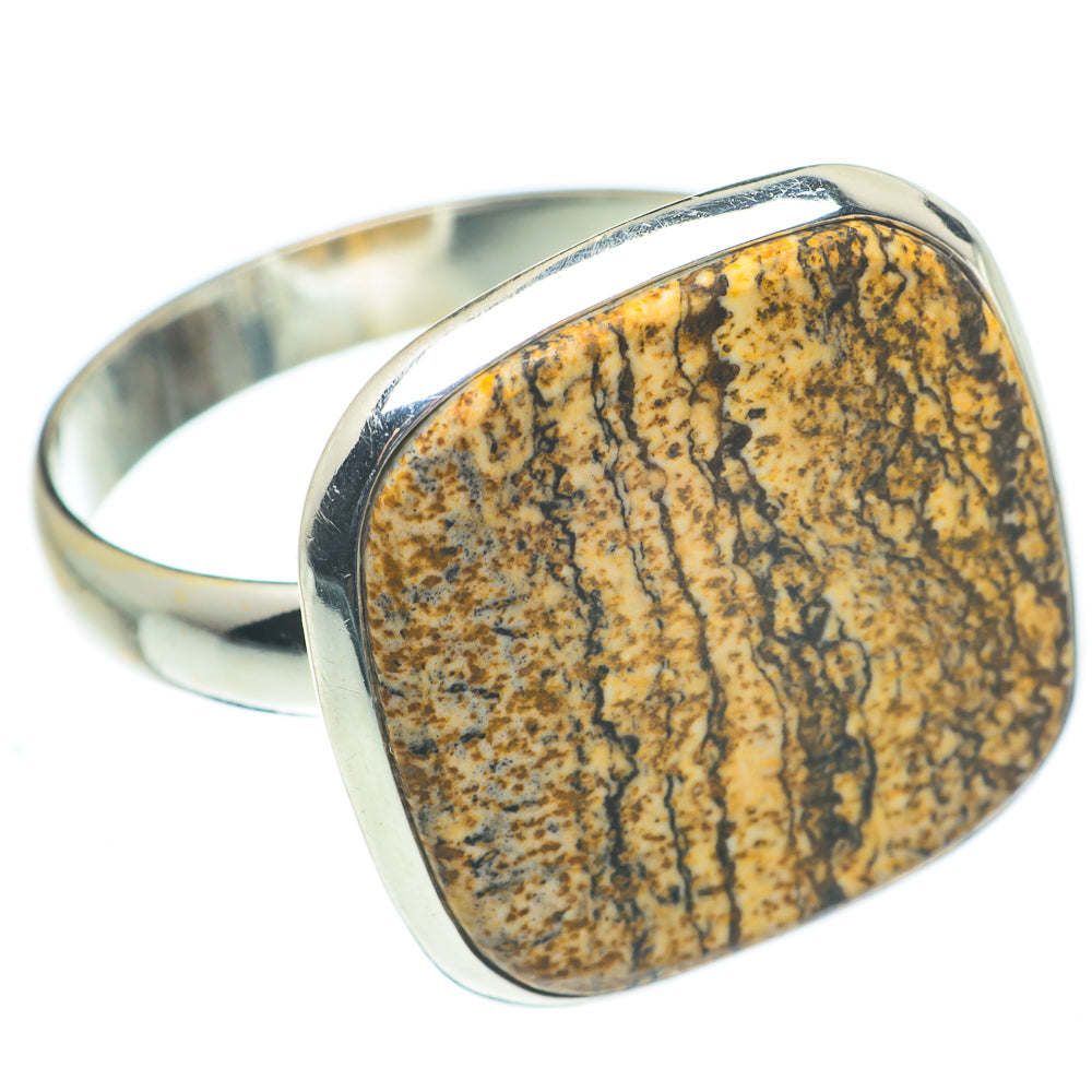 Picture Jasper Rings handcrafted by Ana Silver Co - RING62571