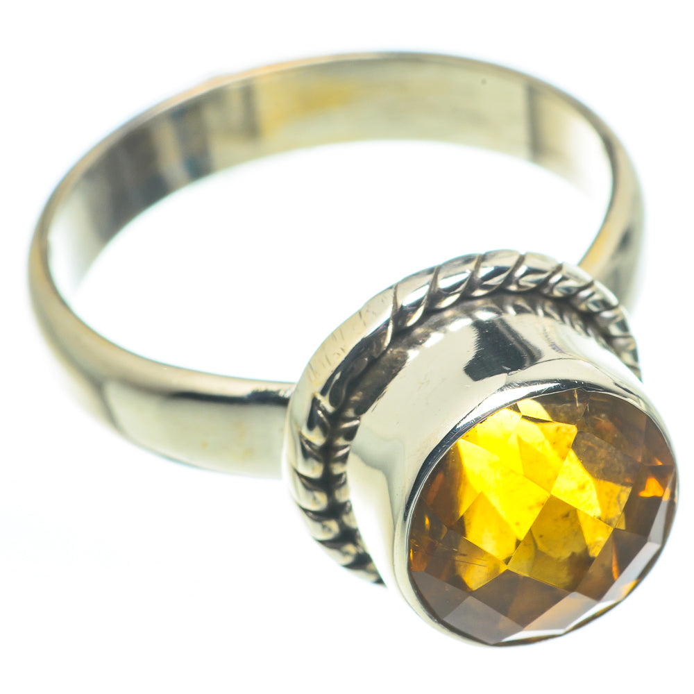Mandarin Citrine Rings handcrafted by Ana Silver Co - RING62573