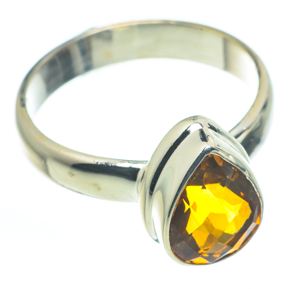Mandarin Citrine Rings handcrafted by Ana Silver Co - RING62577