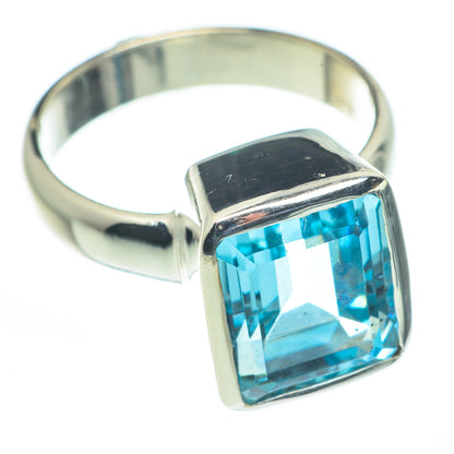 Blue Topaz Rings handcrafted by Ana Silver Co - RING62591