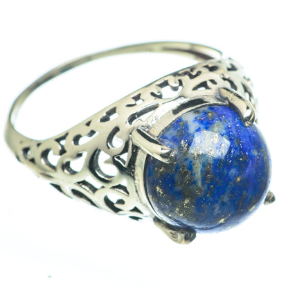 Lapis Lazuli Rings handcrafted by Ana Silver Co - RING62592