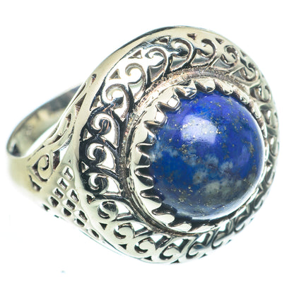 Lapis Lazuli Rings handcrafted by Ana Silver Co - RING62595