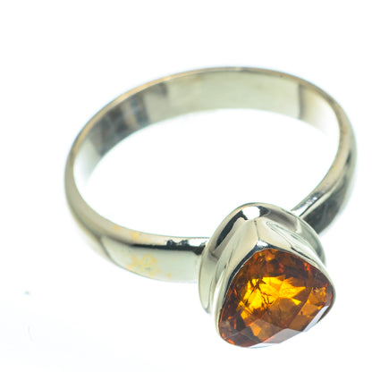 Mandarin Citrine Rings handcrafted by Ana Silver Co - RING62601