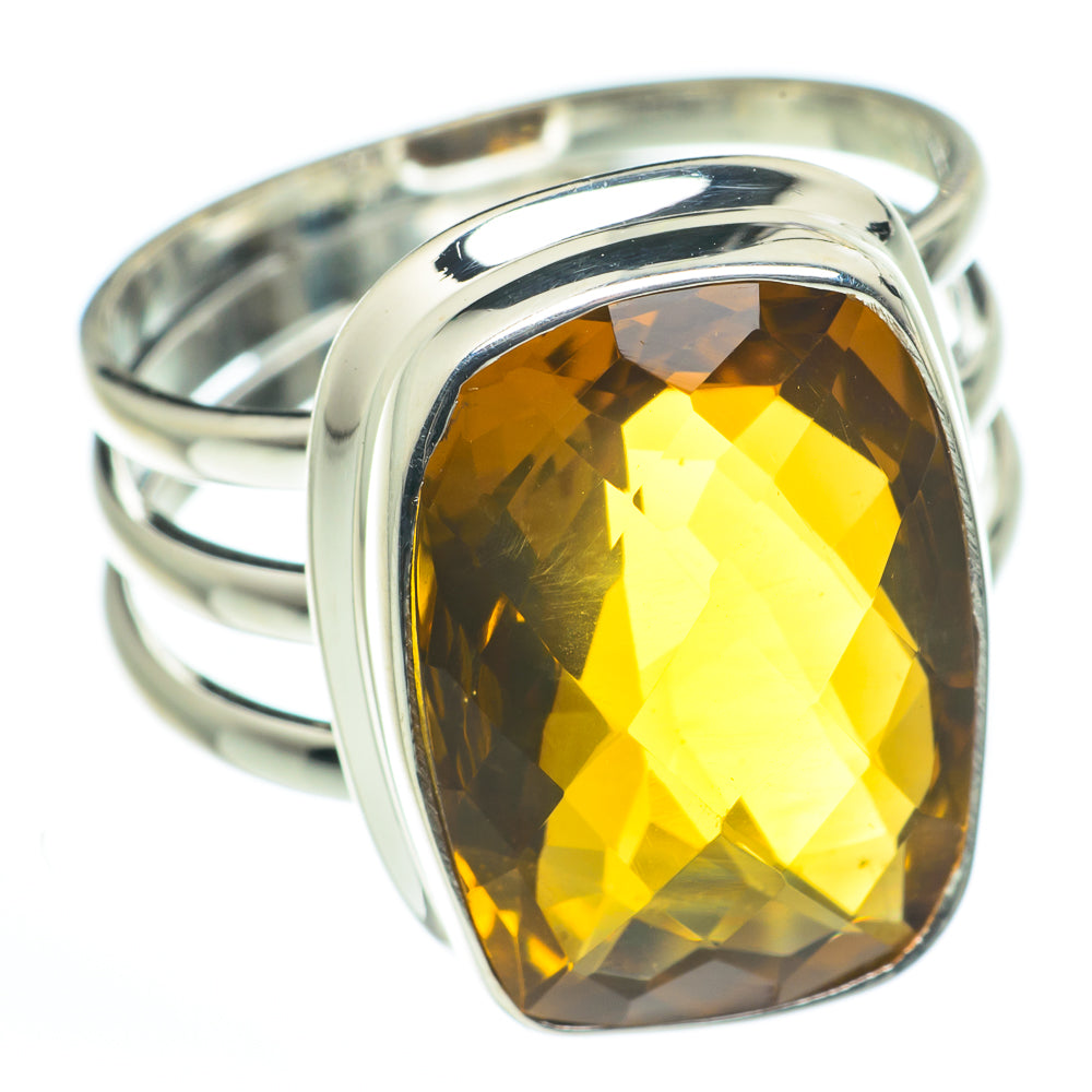 Mandarin Citrine Rings handcrafted by Ana Silver Co - RING62602