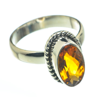 Mandarin Citrine Rings handcrafted by Ana Silver Co - RING62604
