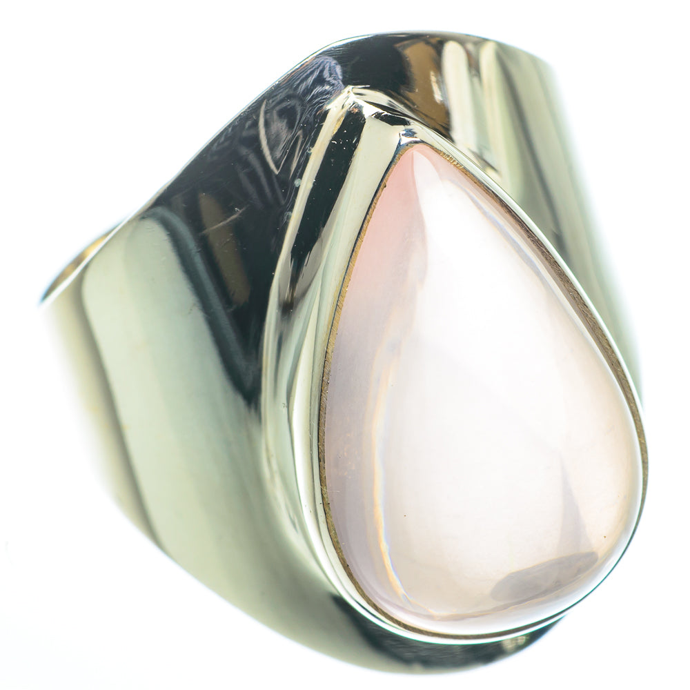 Rose Quartz Rings handcrafted by Ana Silver Co - RING62605