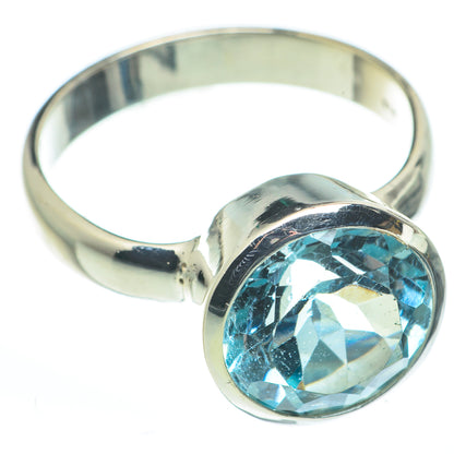 Blue Topaz Rings handcrafted by Ana Silver Co - RING62617