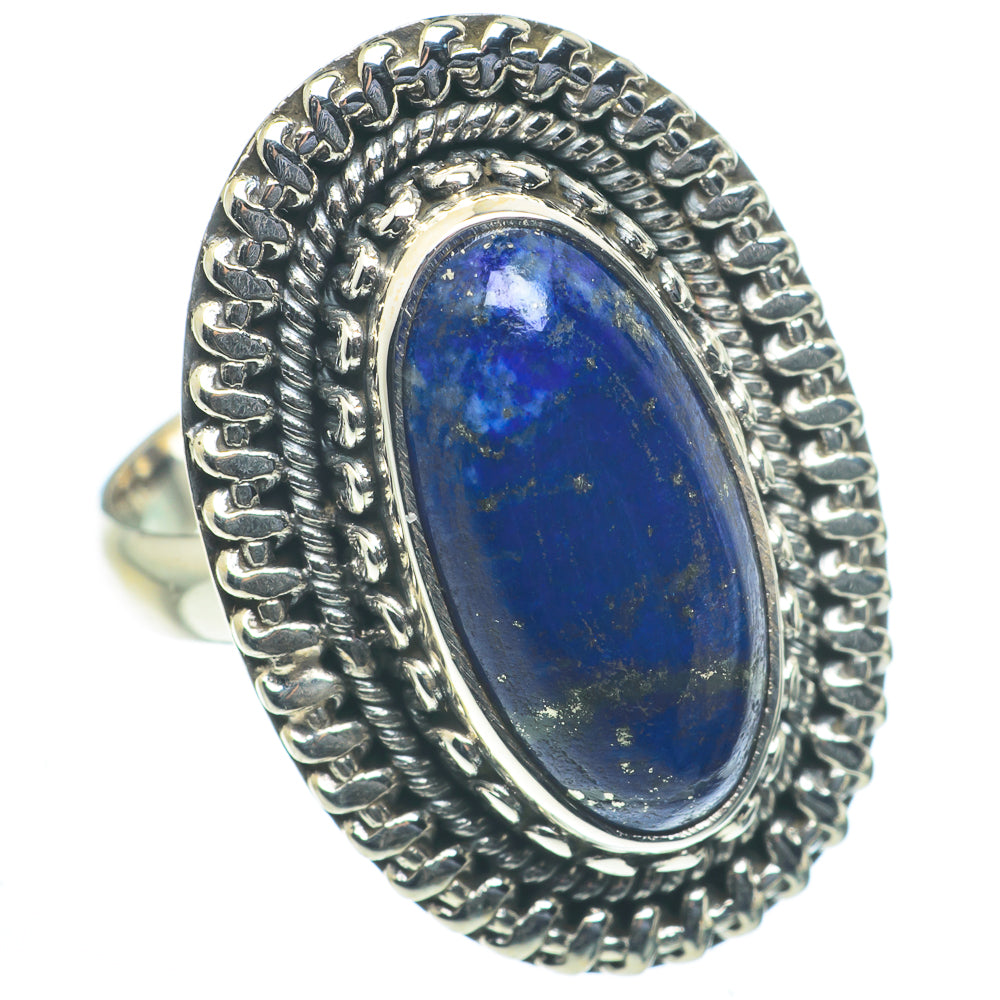 Lapis Lazuli Rings handcrafted by Ana Silver Co - RING62619