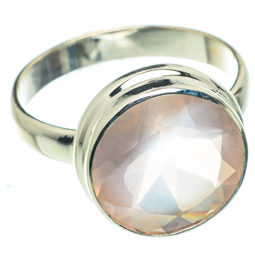Rose Quartz Rings handcrafted by Ana Silver Co - RING62632