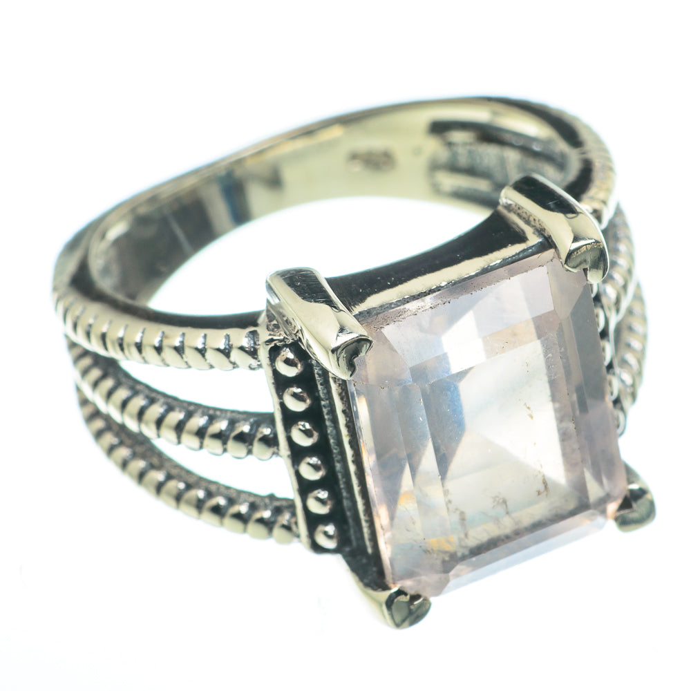Rose Quartz Rings handcrafted by Ana Silver Co - RING62634