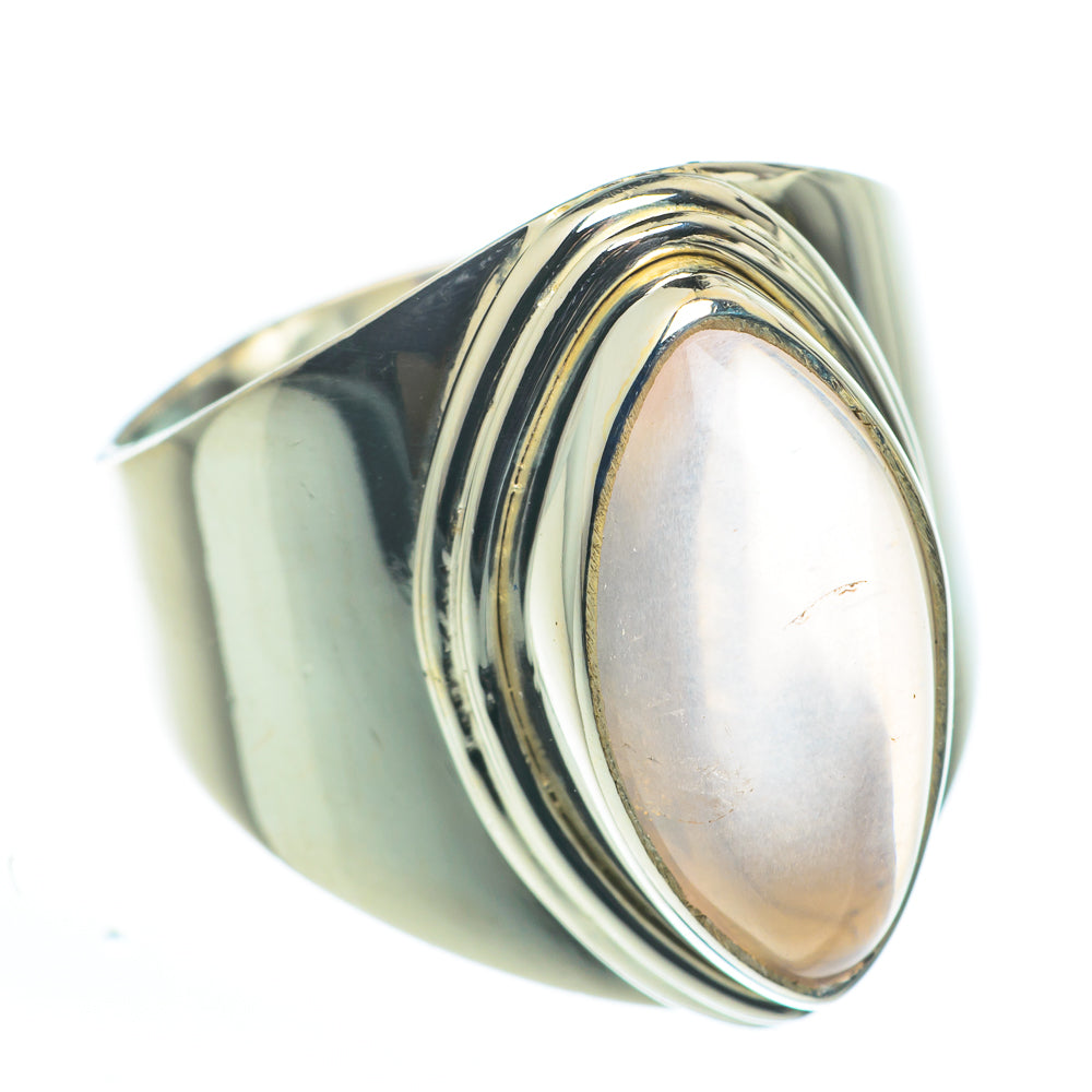 Rose Quartz Rings handcrafted by Ana Silver Co - RING62636