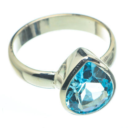 Blue Topaz Rings handcrafted by Ana Silver Co - RING62645