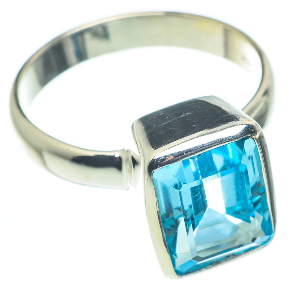 Blue Topaz Rings handcrafted by Ana Silver Co - RING62646