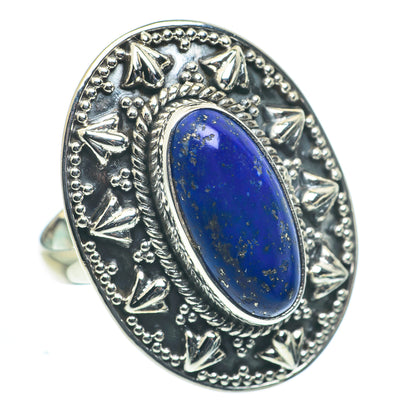 Lapis Lazuli Rings handcrafted by Ana Silver Co - RING62651