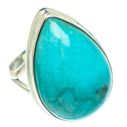 Peruvian Amazonite Rings handcrafted by Ana Silver Co - RING62653
