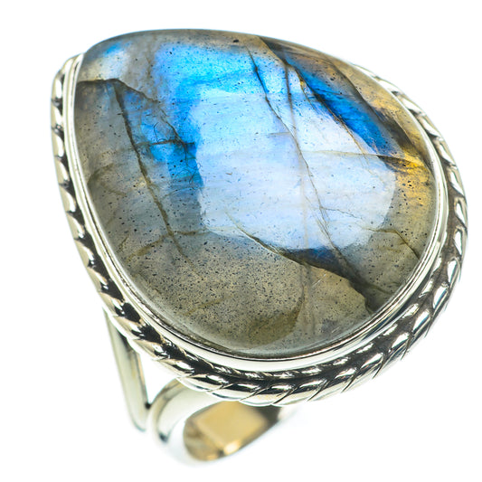 Labradorite Rings handcrafted by Ana Silver Co - RING62655
