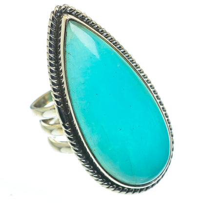 Peruvian Amazonite Rings handcrafted by Ana Silver Co - RING62657