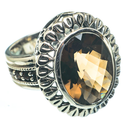 Smoky Quartz Rings handcrafted by Ana Silver Co - RING62659