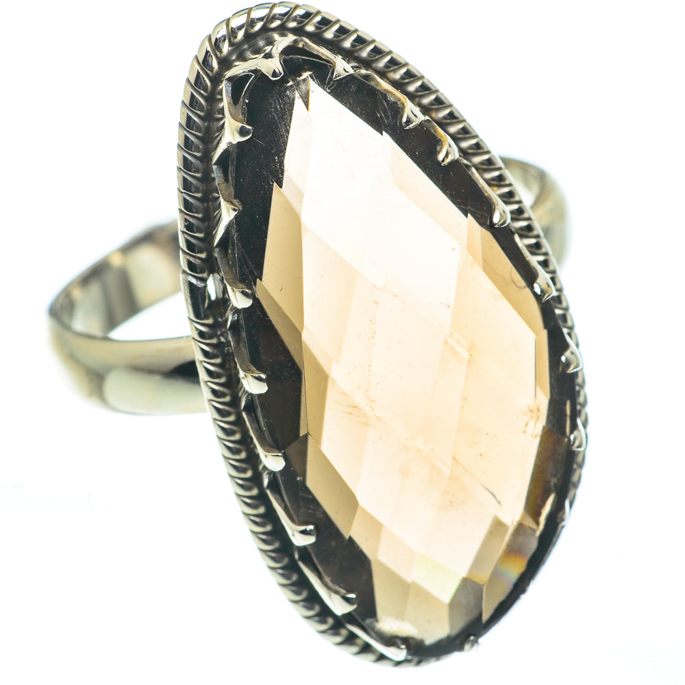 Smoky Quartz Rings handcrafted by Ana Silver Co - RING62661