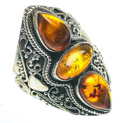Baltic Amber Rings handcrafted by Ana Silver Co - RING62664