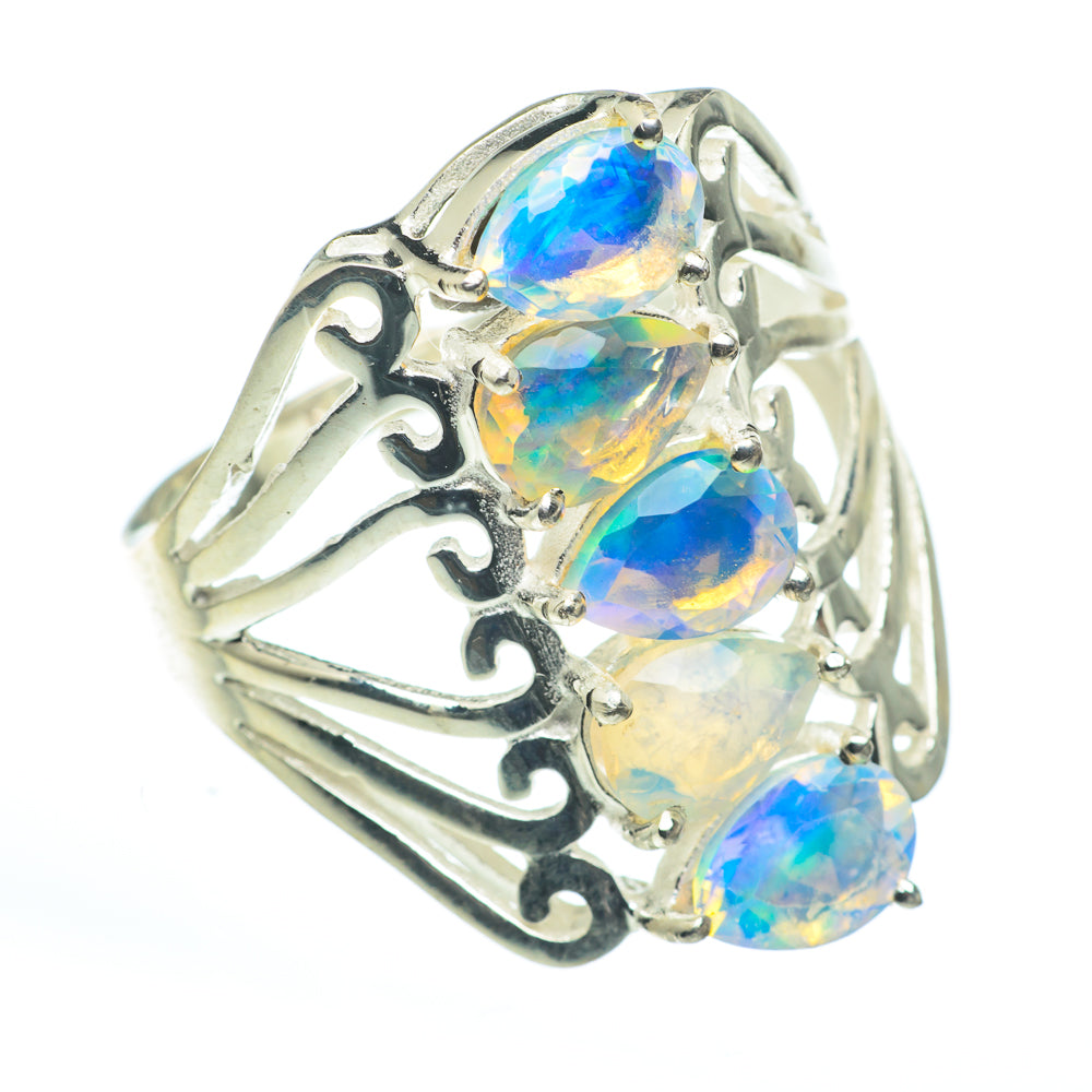 Ethiopian Opal Rings handcrafted by Ana Silver Co - RING62676