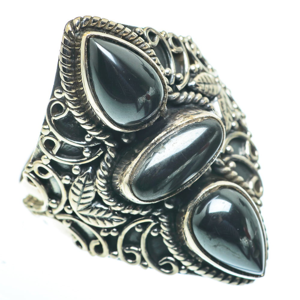 Hematite Rings handcrafted by Ana Silver Co - RING62677
