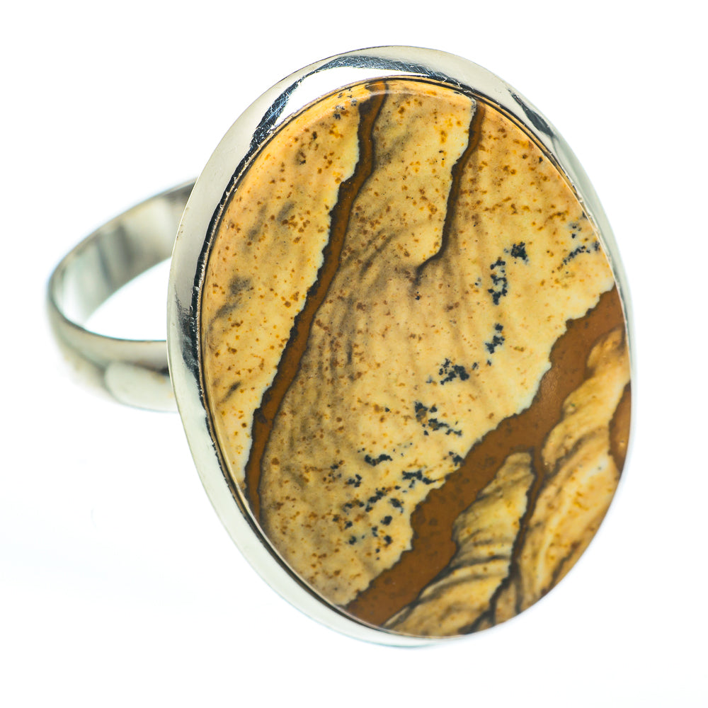 Picture Jasper Rings handcrafted by Ana Silver Co - RING62687